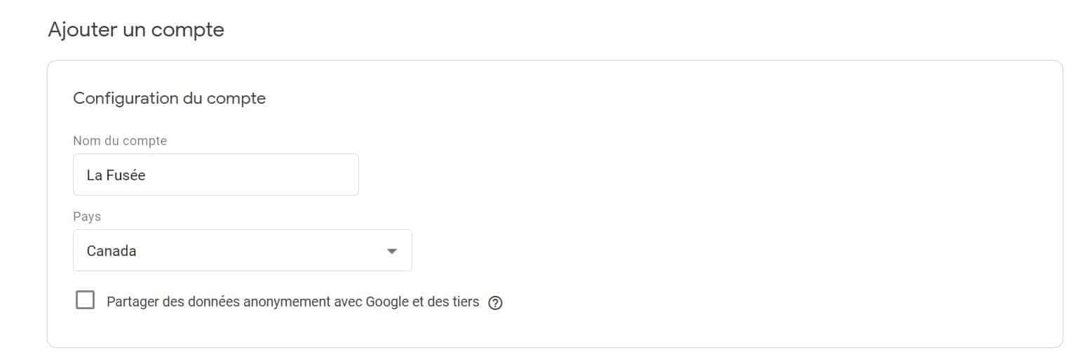 ajouter compte google tag manager